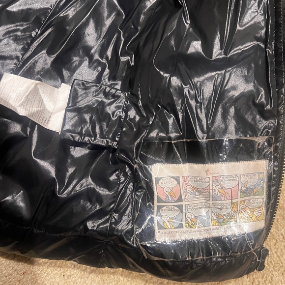 Moncler Black Jacket with Comic Detail - Picture 10 of 10